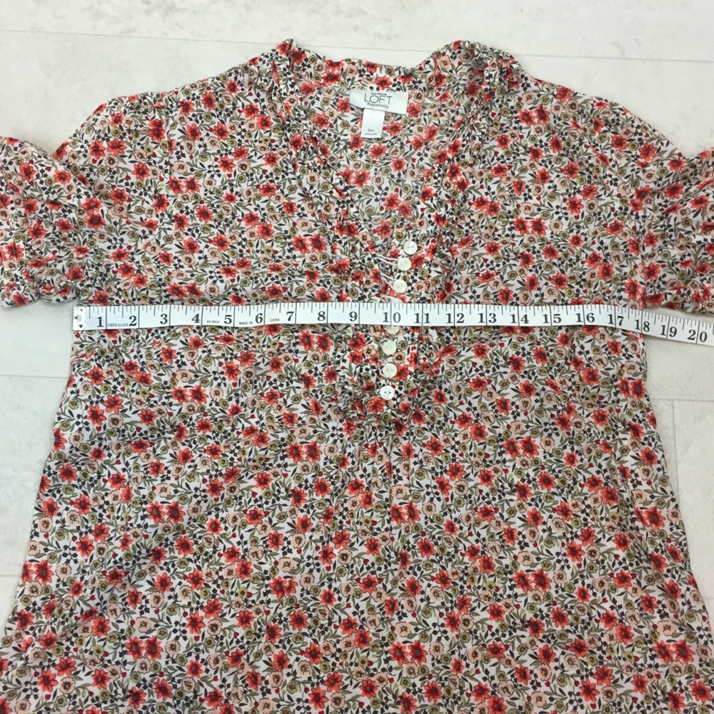 Ann Taylor Loft Maternity Sz Small Pregnancy Shirt - Picture 5 of 6